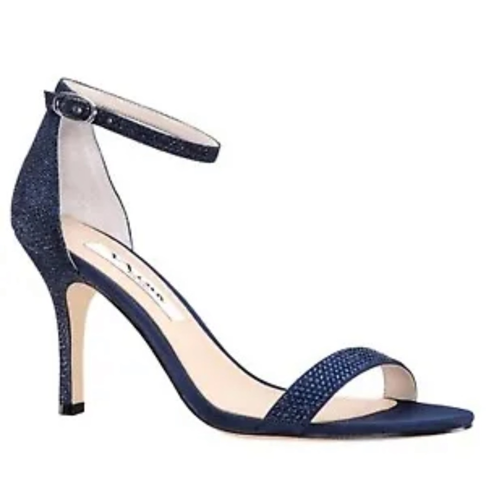 Nina Veniza formal Heel Women's Shoes, navy dreamland, Size 10 special occasion